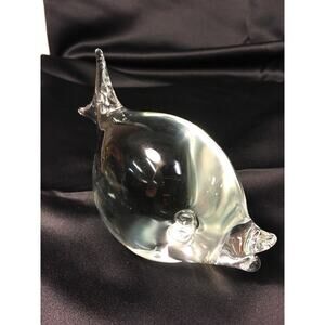 Licio Zanetti Italian Art Glass Figurine Regency Paperweight Murano FISH
